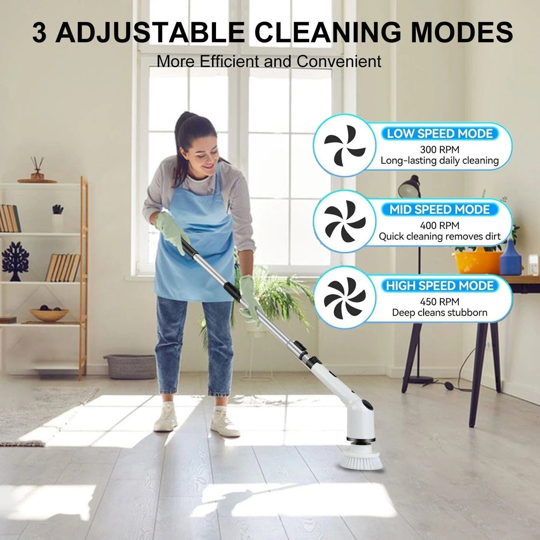 Spinhero™ 9 in 1 Heavy Duty Spinning Scrubber Machine