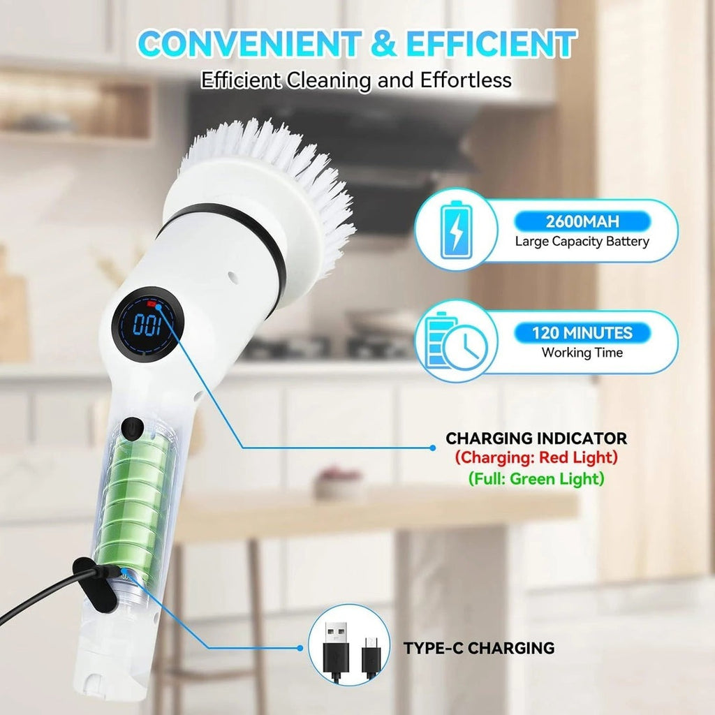 Spinhero™ 9 in 1 Heavy Duty Spinning Scrubber Machine