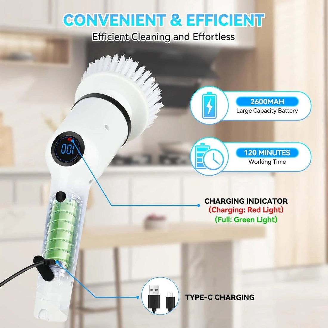 Spinhero™ 9 in 1 Heavy Duty Spinning Scrubber Machine