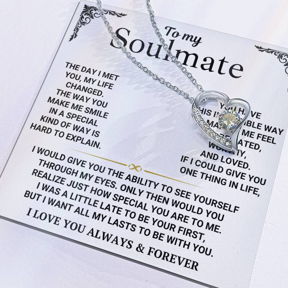 To My Soulmate - Forever Love Necklace Gift Set