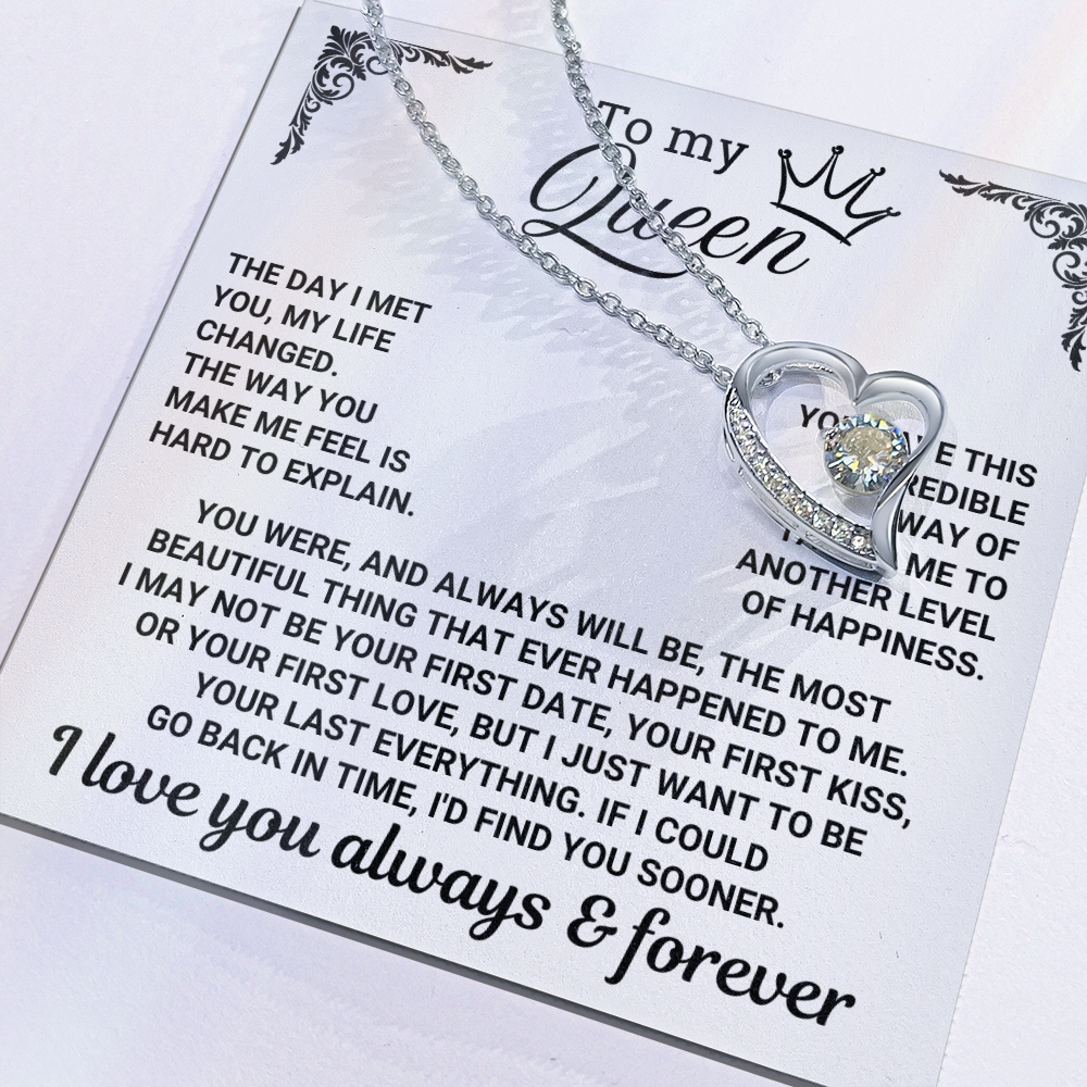 To My Queen - Forever Love Necklace Gift Set